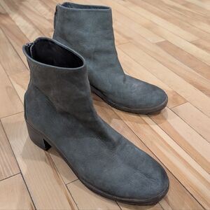 Marsèll | Listo Block-Heel Back-Zip Ankle Boots In Grey